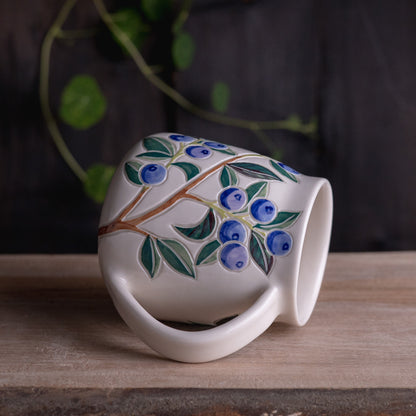 Blueberry Wrap-Around Mug #4 [17oz]