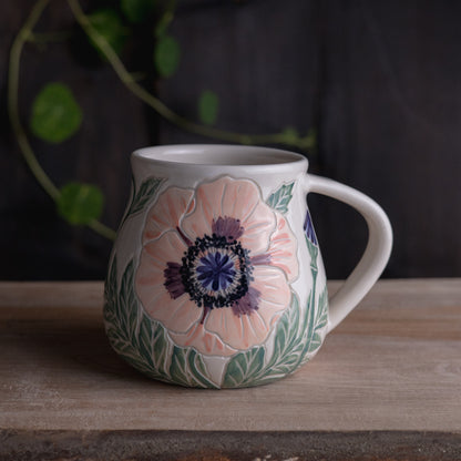 Poppy Wrap-Around Mug #1 [18oz]