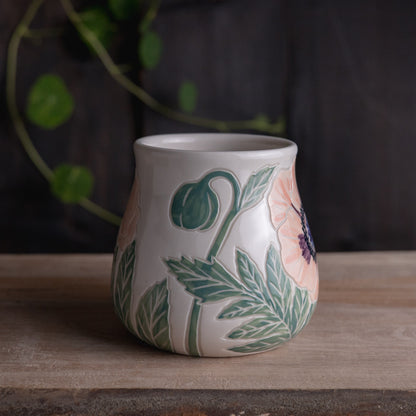 Poppy Wrap-Around Mug #1 [18oz]