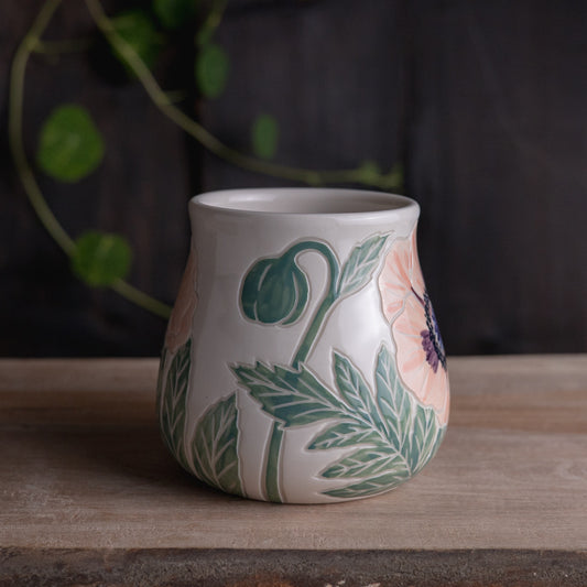 Poppy Wrap-Around Mug #1 [18oz]