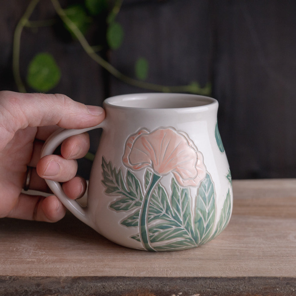 Poppy Wrap-Around Mug #1 [18oz]