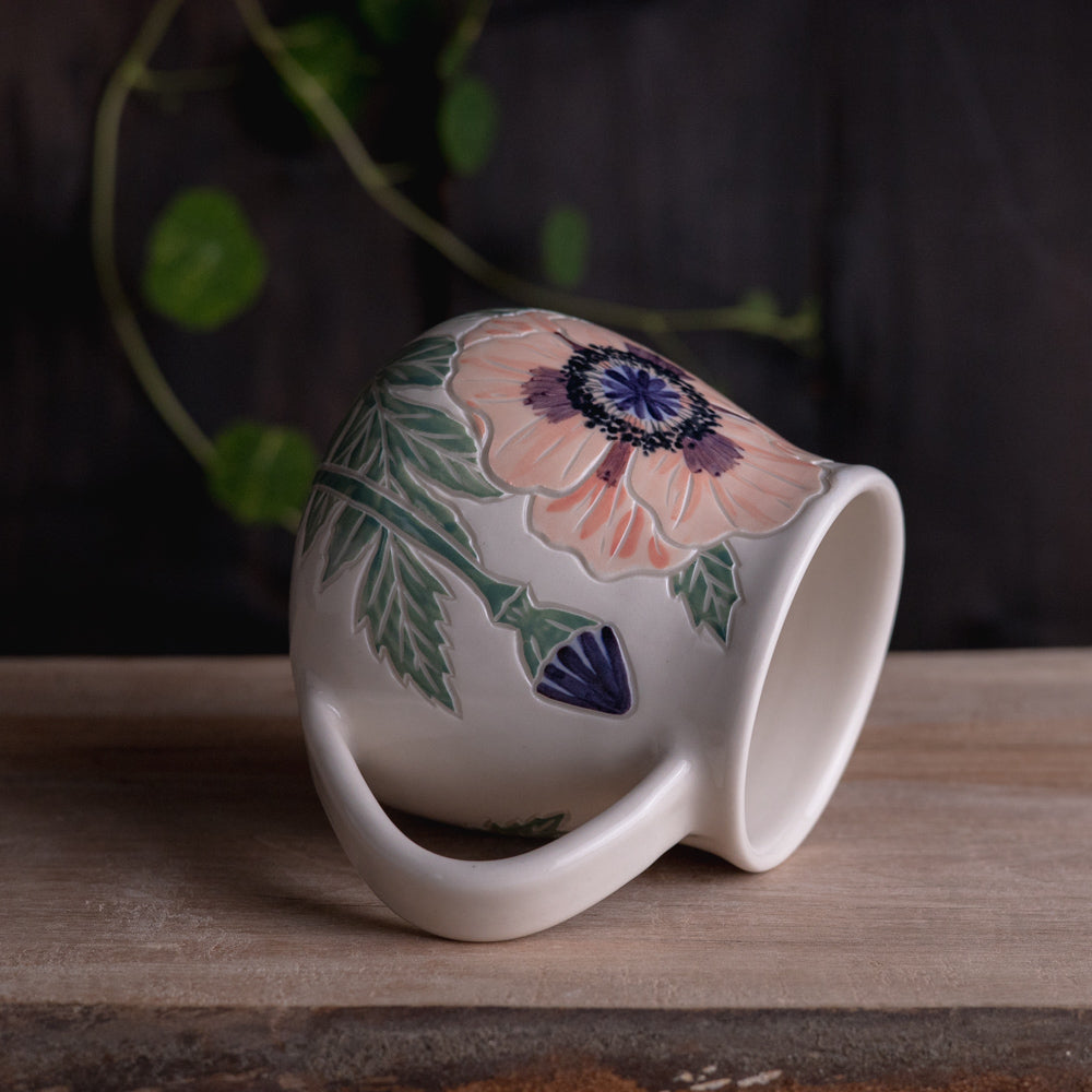 Poppy Wrap-Around Mug #1 [18oz]