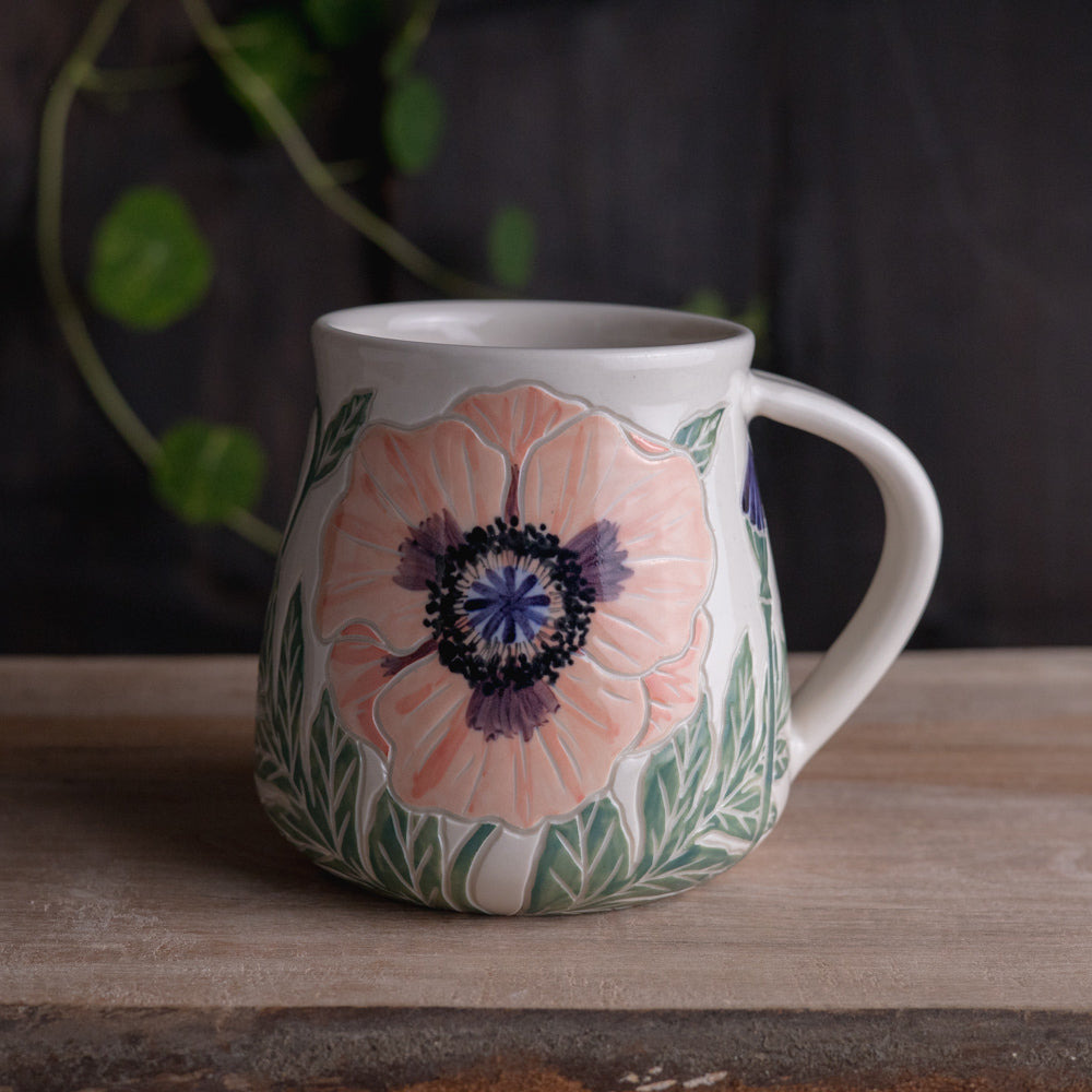 Poppy Wrap-Around Mug #2 [19oz]