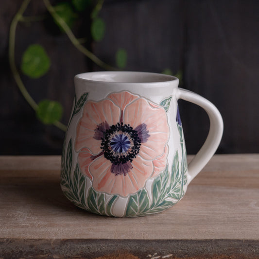 Poppy Wrap-Around Mug #2 [19oz]