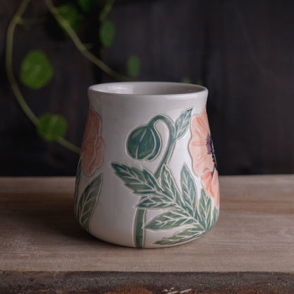 Poppy Wrap-Around Mug #2 [19oz]
