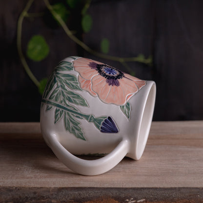 Poppy Wrap-Around Mug #2 [19oz]