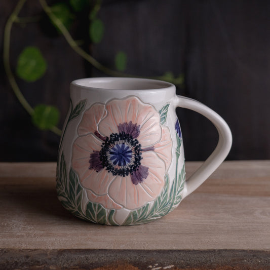 Poppy Wrap-Around Mug #3 [18oz]