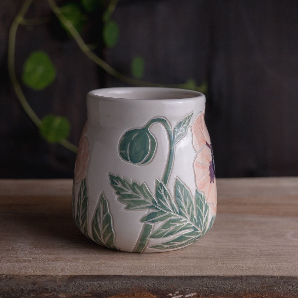 Poppy Wrap-Around Mug #3 [18oz]