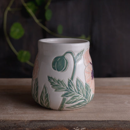 Poppy Wrap-Around Mug #3 [18oz]