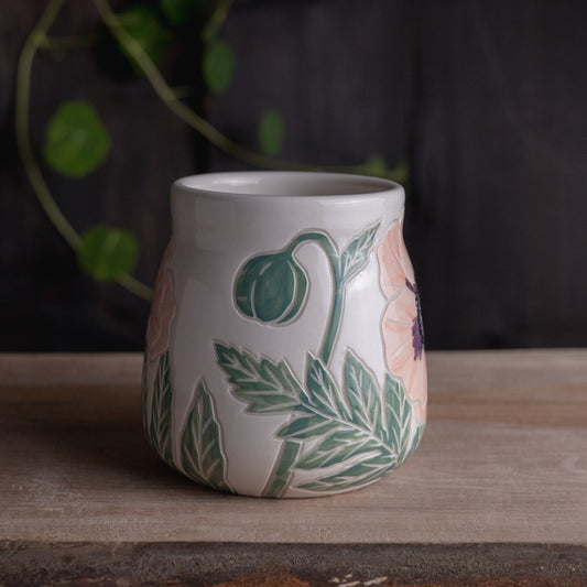 Poppy Wrap-Around Mug #3 [18oz]