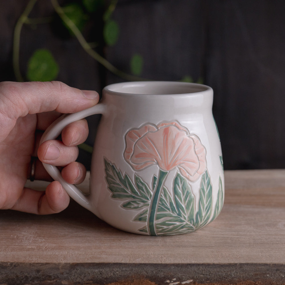 Poppy Wrap-Around Mug #3 [18oz]