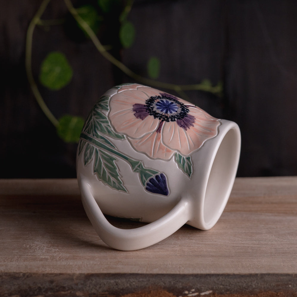 Poppy Wrap-Around Mug #3 [18oz]