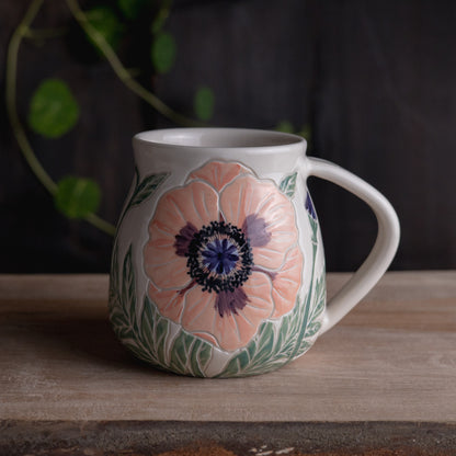 Poppy Wrap-Around Mug #4 [18oz]