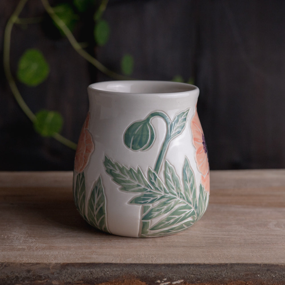 Poppy Wrap-Around Mug #4 [18oz]