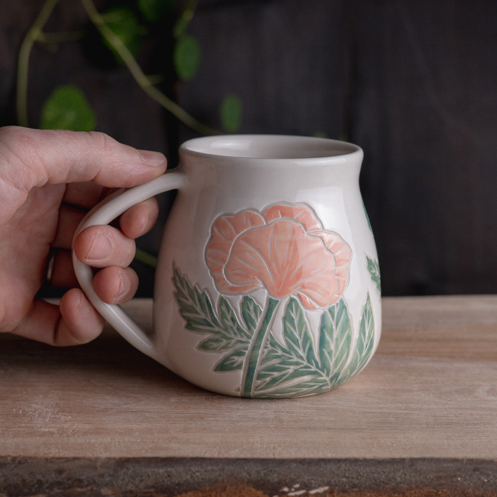 Poppy Wrap-Around Mug #4 [18oz]