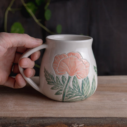Poppy Wrap-Around Mug #4 [18oz]