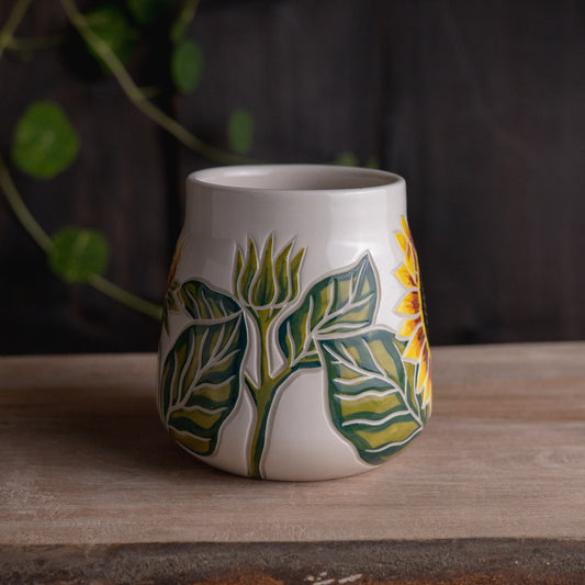 Sunflower Wrap-Around Mug #1 [17oz]