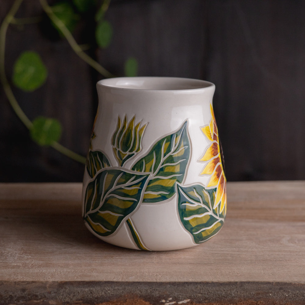 Sunflower Wrap-Around Mug #2 [19oz]