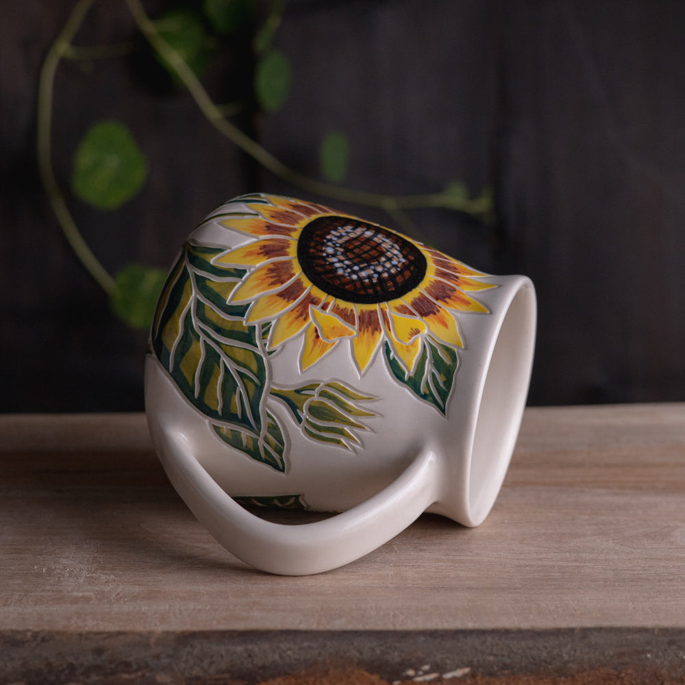 Sunflower Wrap-Around Mug #2 [19oz]