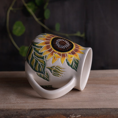 Sunflower Wrap-Around Mug #2 [19oz]