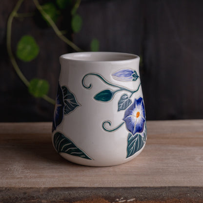 Morning Glory Wrap-Around Mug #1 [18oz]