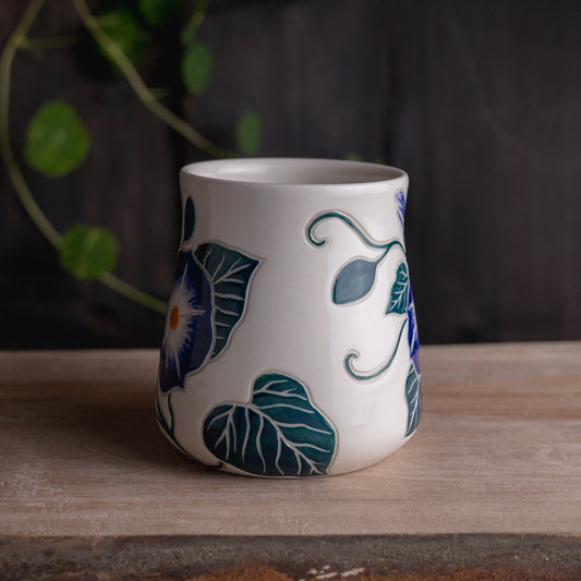 Morning Glory Wrap-Around Mug #2 [16oz]