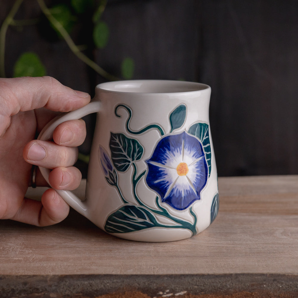 Morning Glory Wrap-Around Mug #2 [16oz]