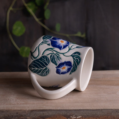 Morning Glory Wrap-Around Mug #2 [16oz]