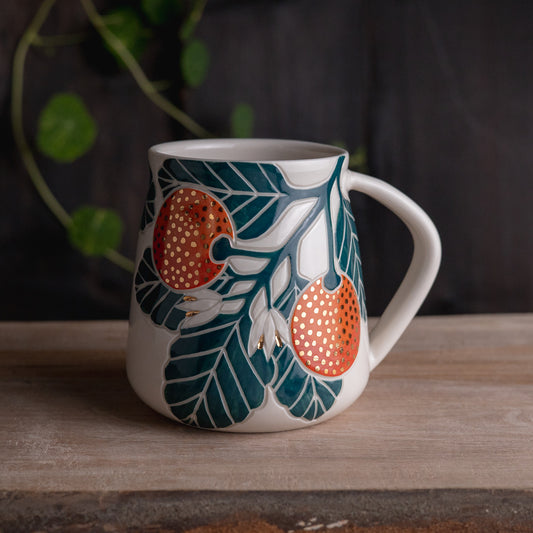 Clementine Wrap-Around Mug #1 [18oz]