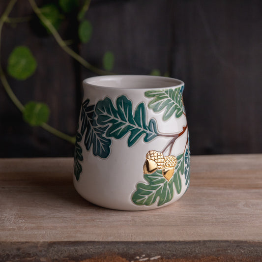 Oak Branch Wrap-Around Mug #1 [17oz]