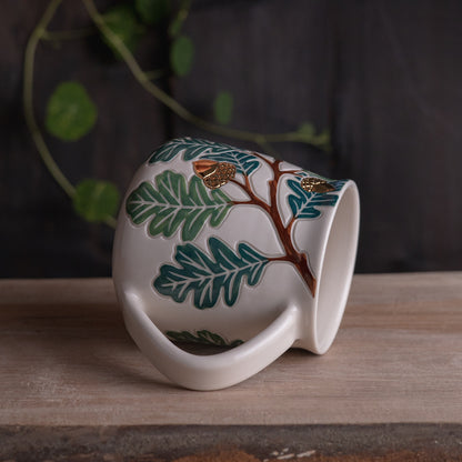 Oak Branch Wrap-Around Mug #1 [17oz]