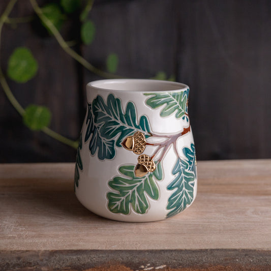 Oak Branch Wrap-Around Mug #2 [16oz]