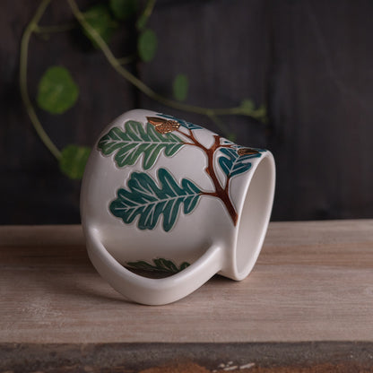 Oak Branch Wrap-Around Mug #2 [16oz]