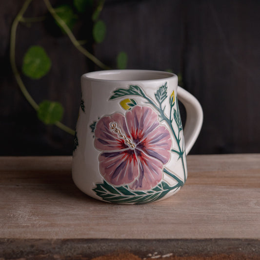 Hibiscus Wrap-Around Mug #1 [17oz]