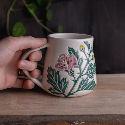 Hibiscus Wrap-Around Mug #1 [17oz]
