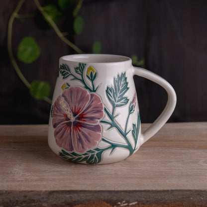 Hibiscus Wrap-Around Mug #2 [17oz]
