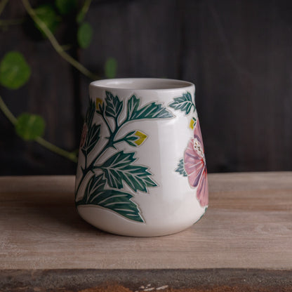 Hibiscus Wrap-Around Mug #2 [17oz]