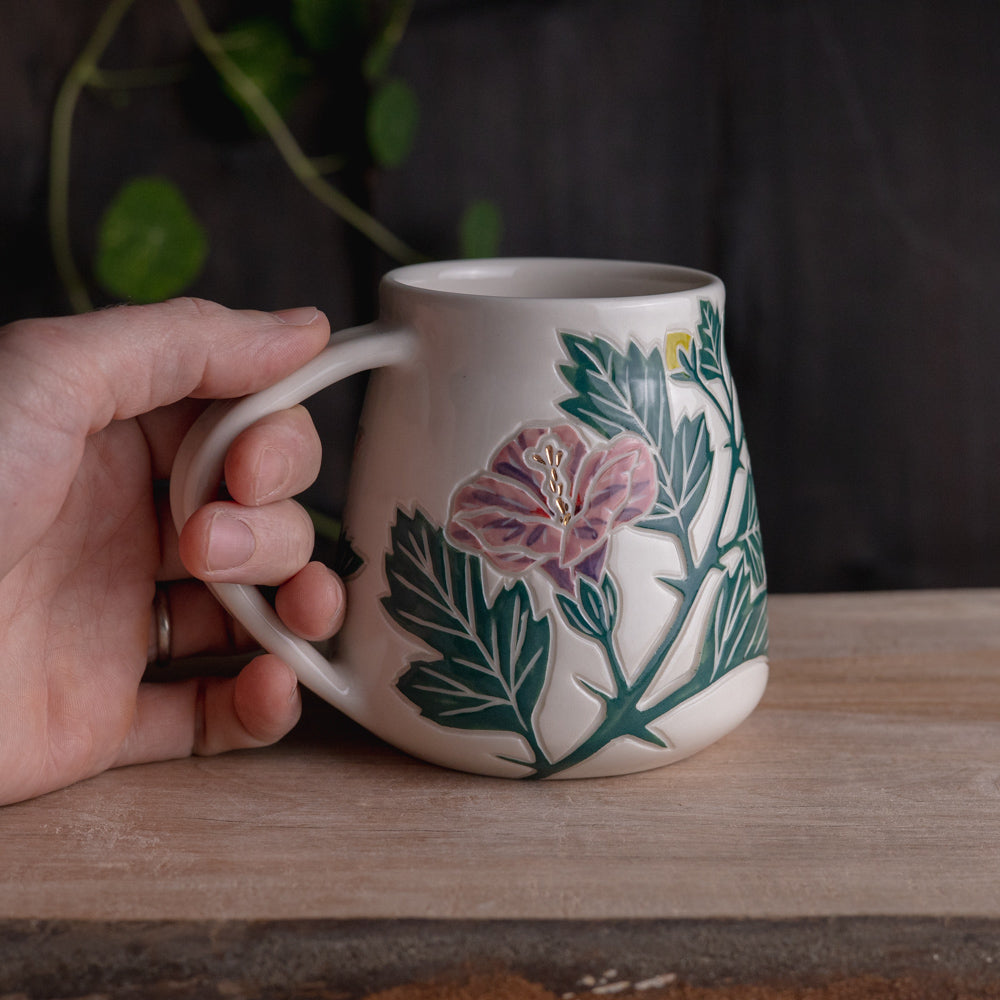 Hibiscus Wrap-Around Mug #2 [17oz]