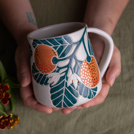 Clementine Wrap-Around Mug #2 [17oz]