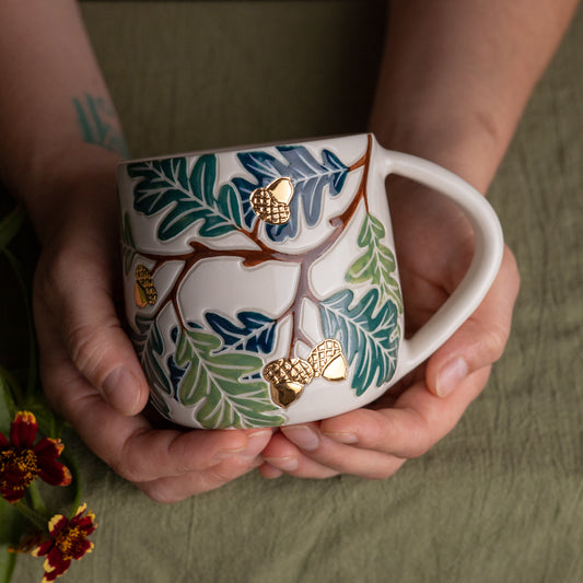 Oak Branch Mug 14-15oz