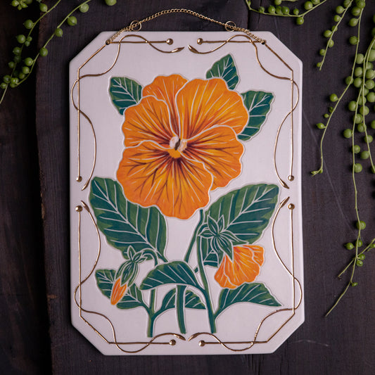 Pansy Wall Hanging