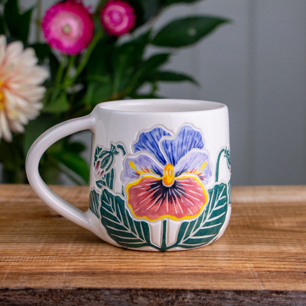 Pansy Botanic Mug