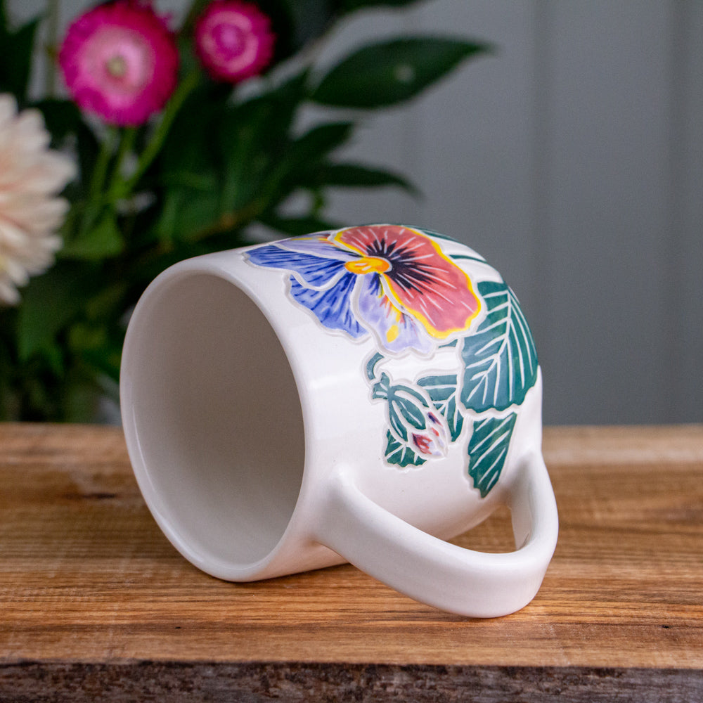 Pansy Botanic Mug