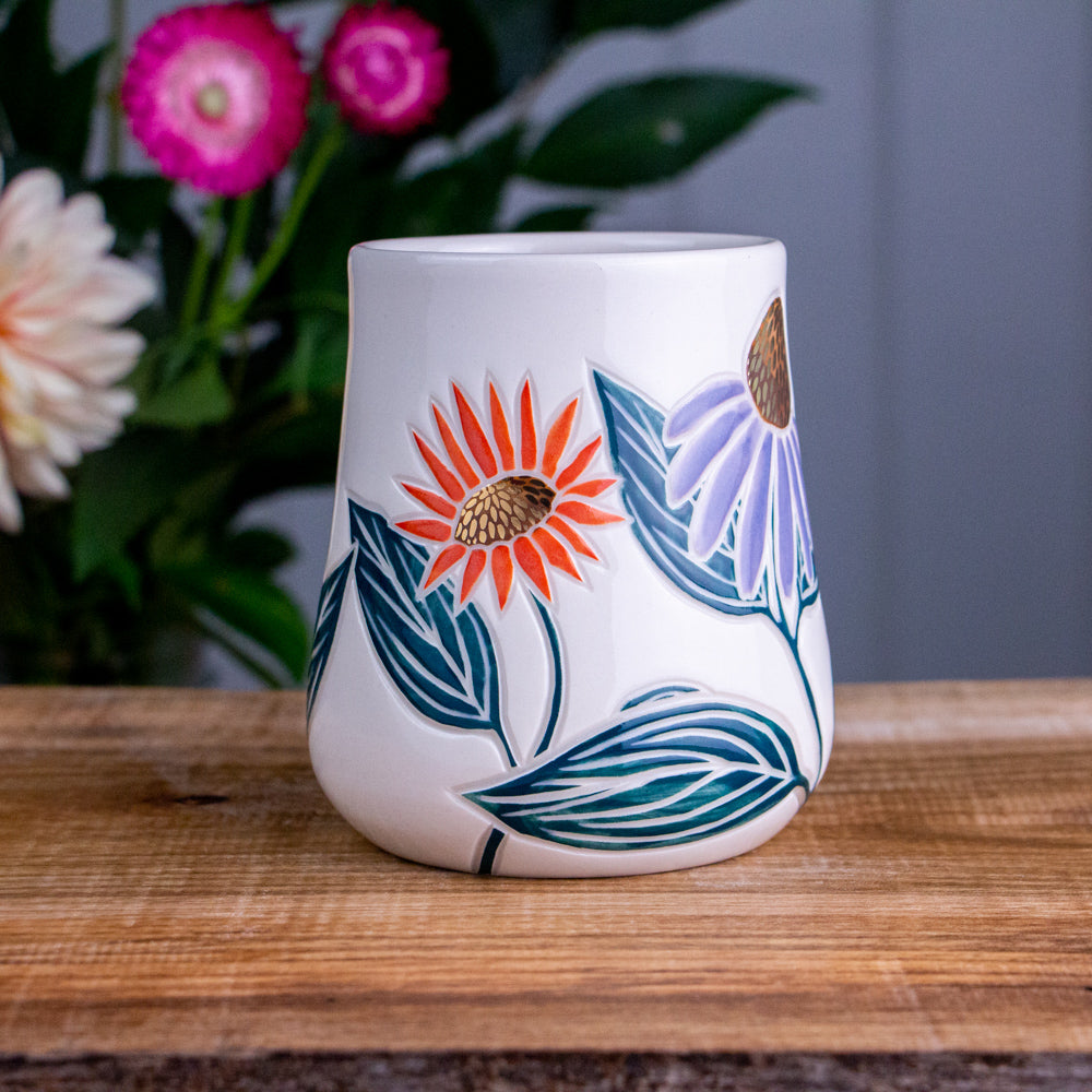 Tall Echinacea Mug #2 [18oz]