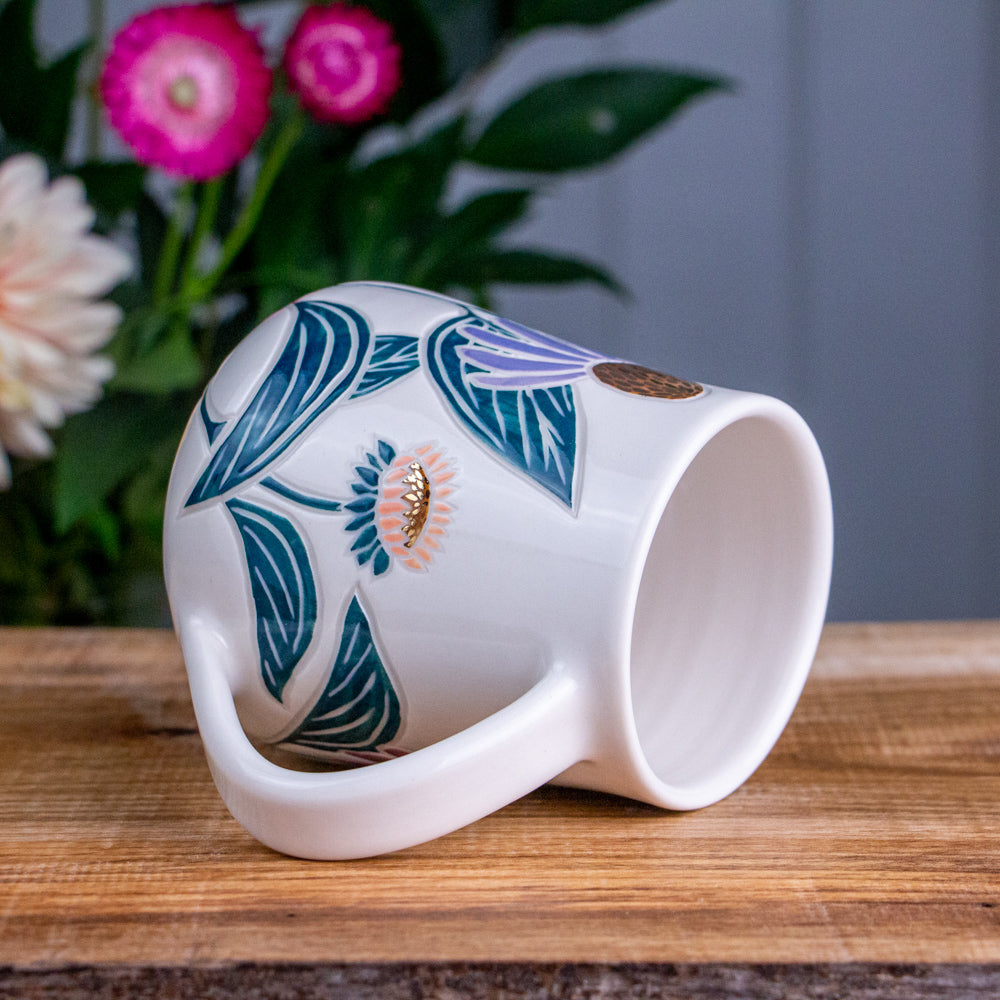 Tall Echinacea Mug #2 [18oz]