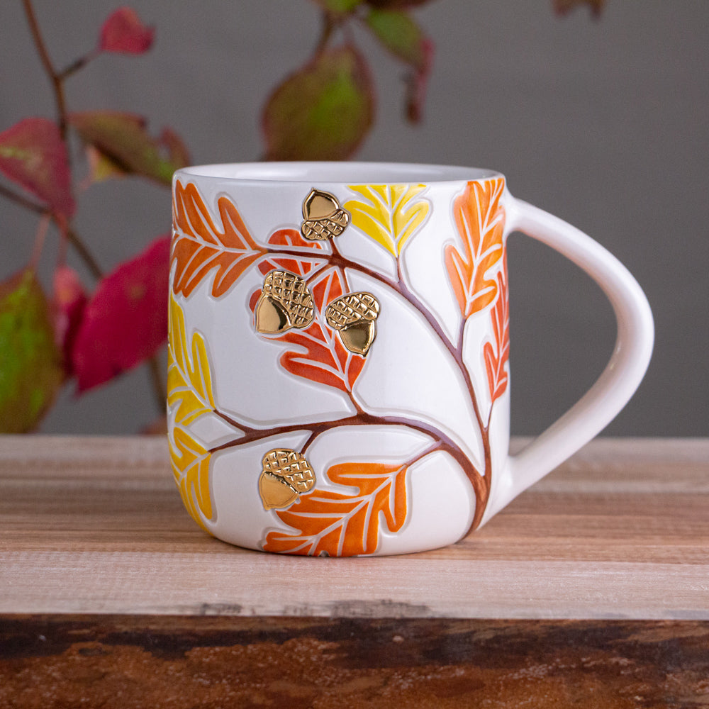 Autumn Oak Branch Mug