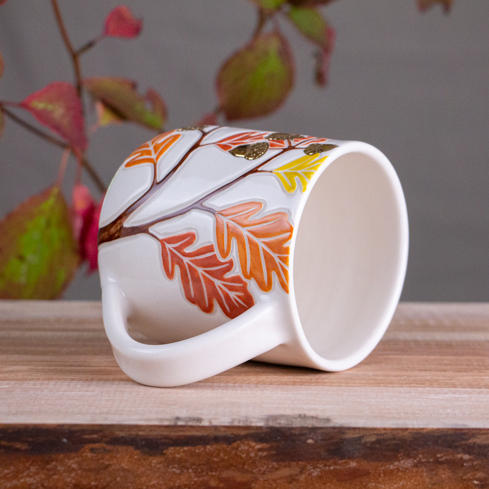 Autumn Oak Branch Mug