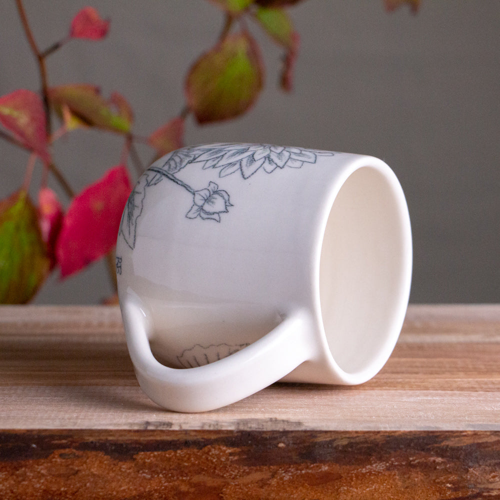 Dahlia Sketch Mug 14oz