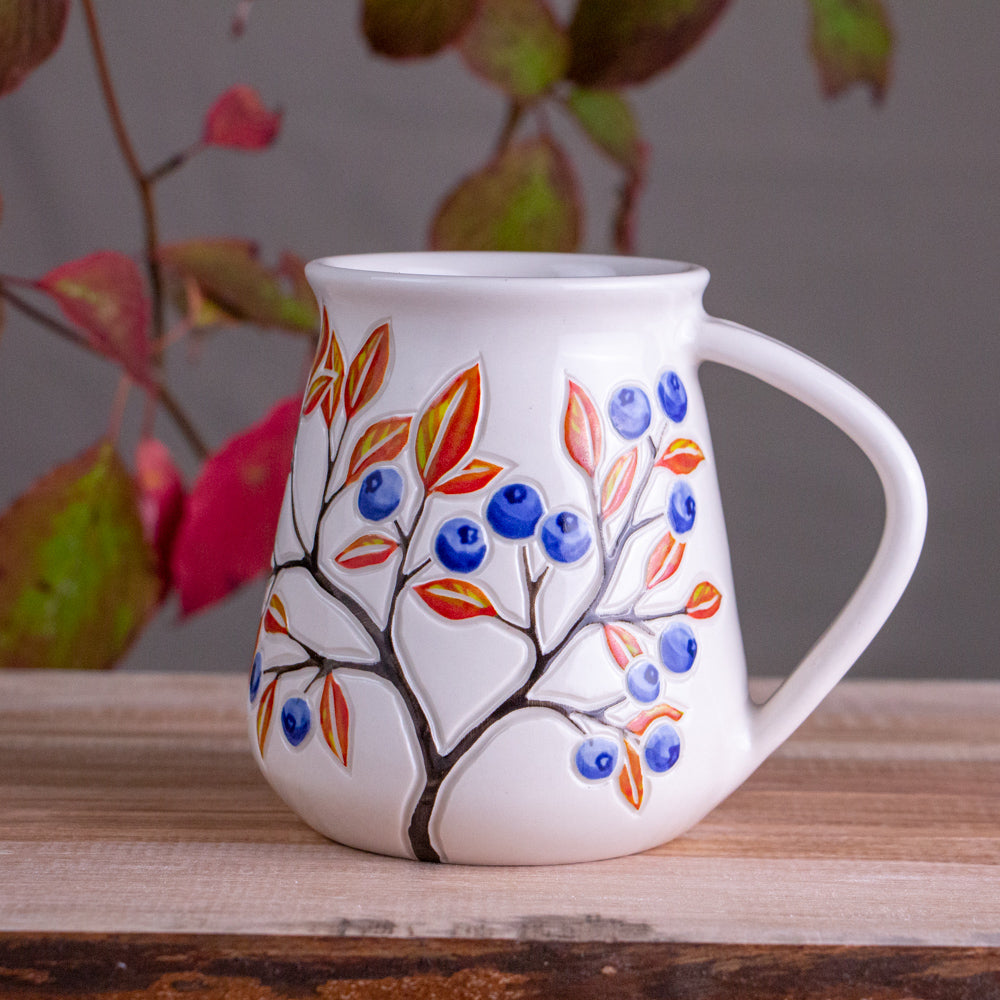 Tall Autumn Blueberry Mug #1 [17oz]