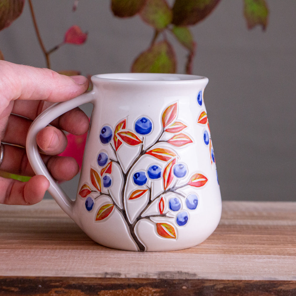 Tall Autumn Blueberry Mug #1 [17oz]